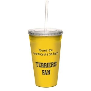 🌸5f12🌸 Double Walled Terrier Fan 16oz Cup